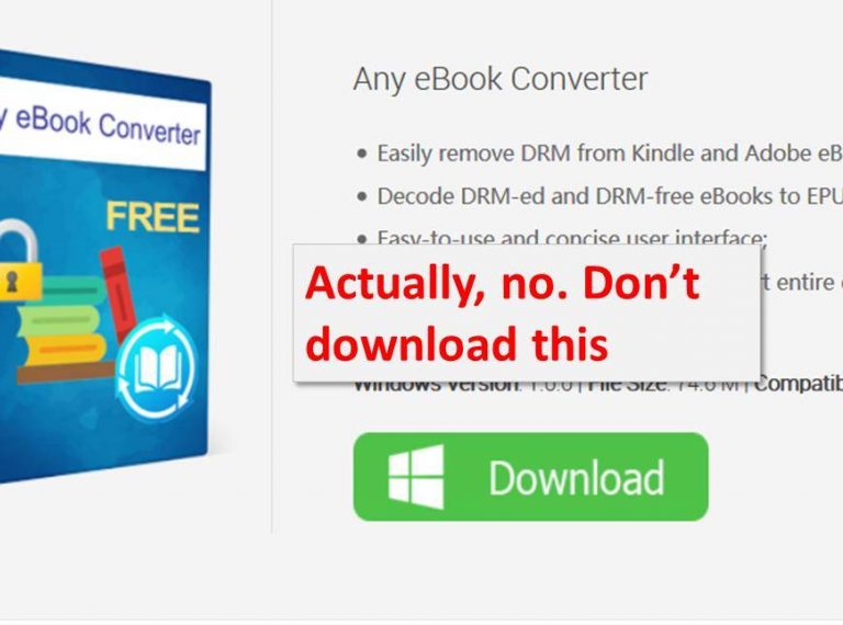 Dodgy decryption software