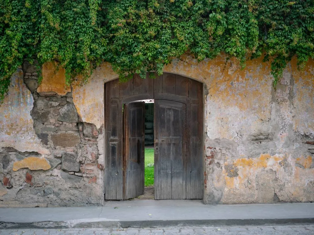 Open the garden door
