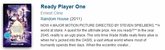 Buy Ready Player One ebook