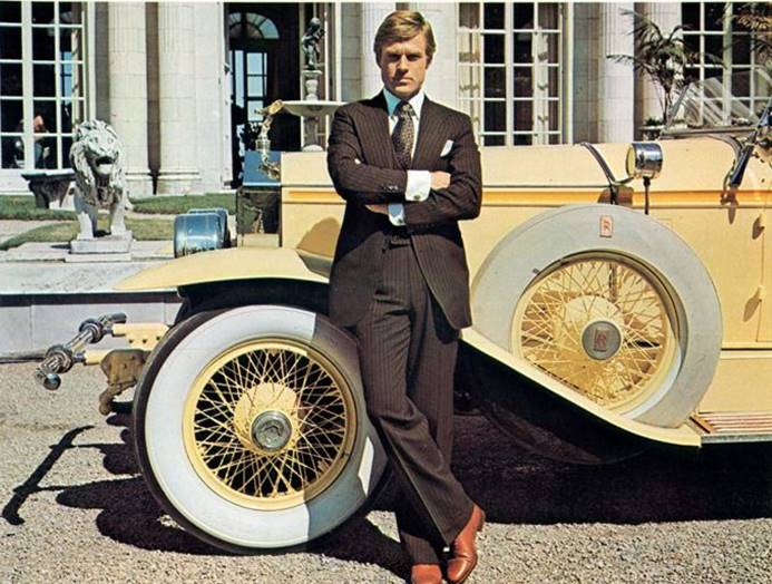 Robert Redford as Gatsby