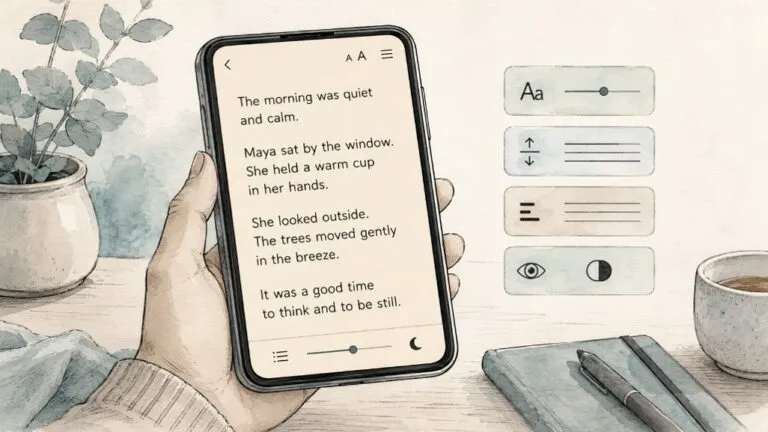 One-Click Dyslexia Mode for Ebooks
