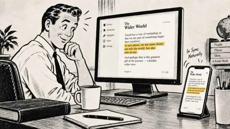 Cosmic Sync: Your Reading, Everywhere, Instantly